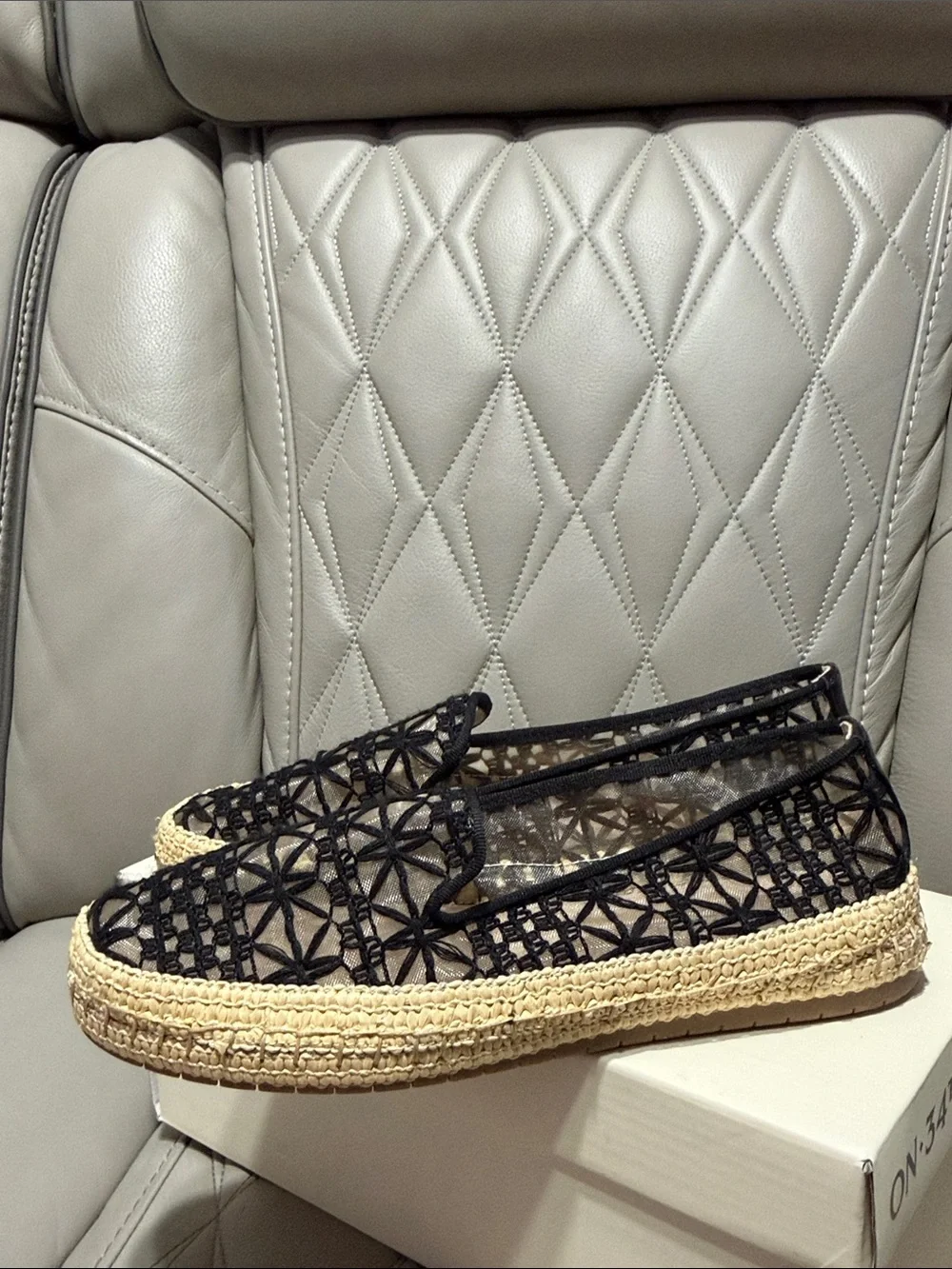 Women's Jaylaa Black Espadrille Slip-On Flats